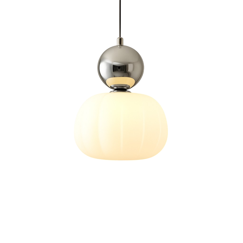 Suspension Art Déco Lampe de Plafond Globe Coloré