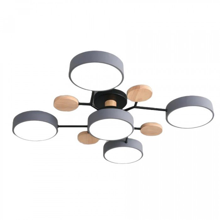 Plafonnier LED Scandinave à Branches Multiples - 4 à 7 Points Lumineux