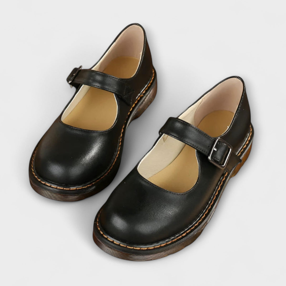 Chaussures Mary Jane Orthopédiques Femme à Boucle Réglable