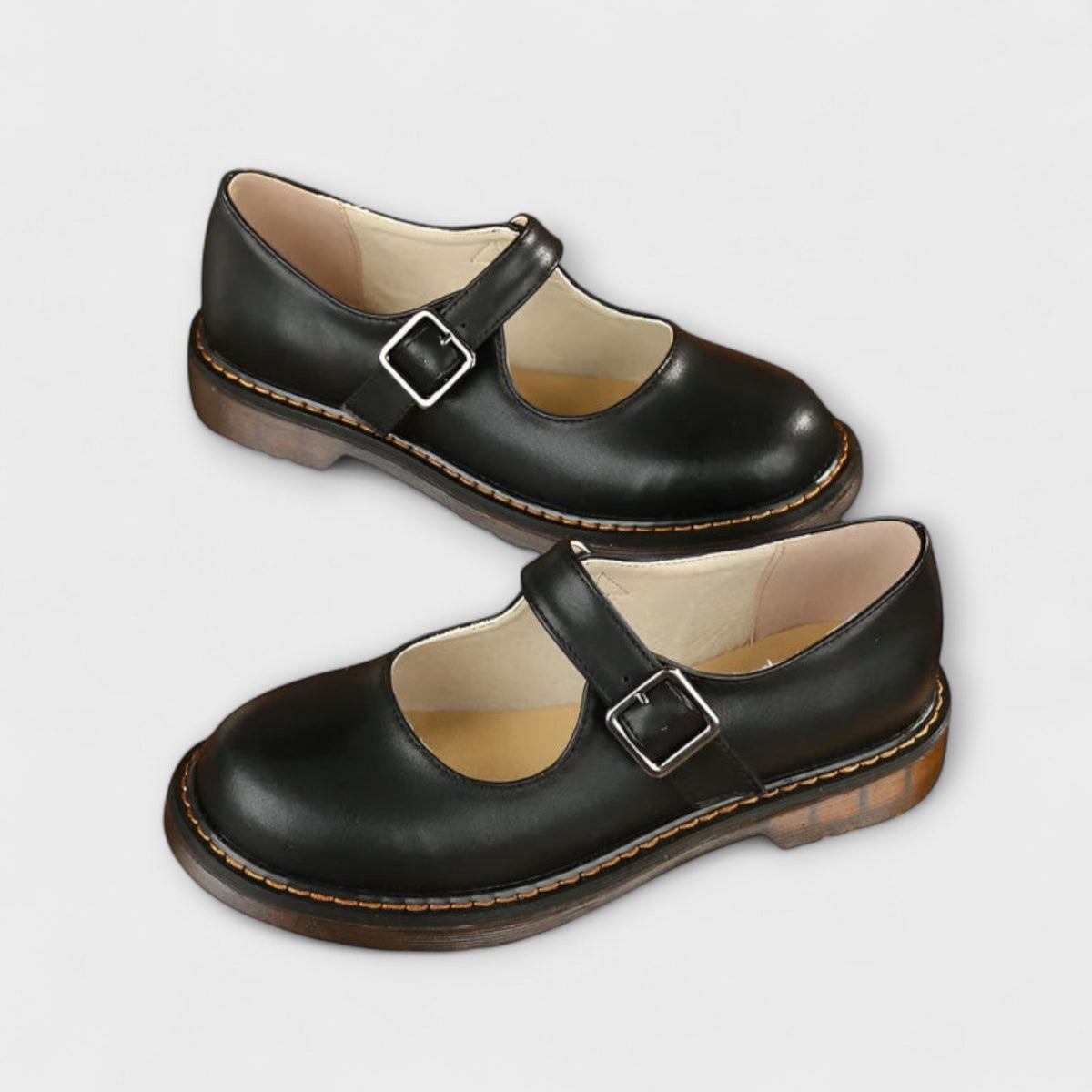 Chaussures Mary Jane Orthopédiques Femme à Boucle Réglable
