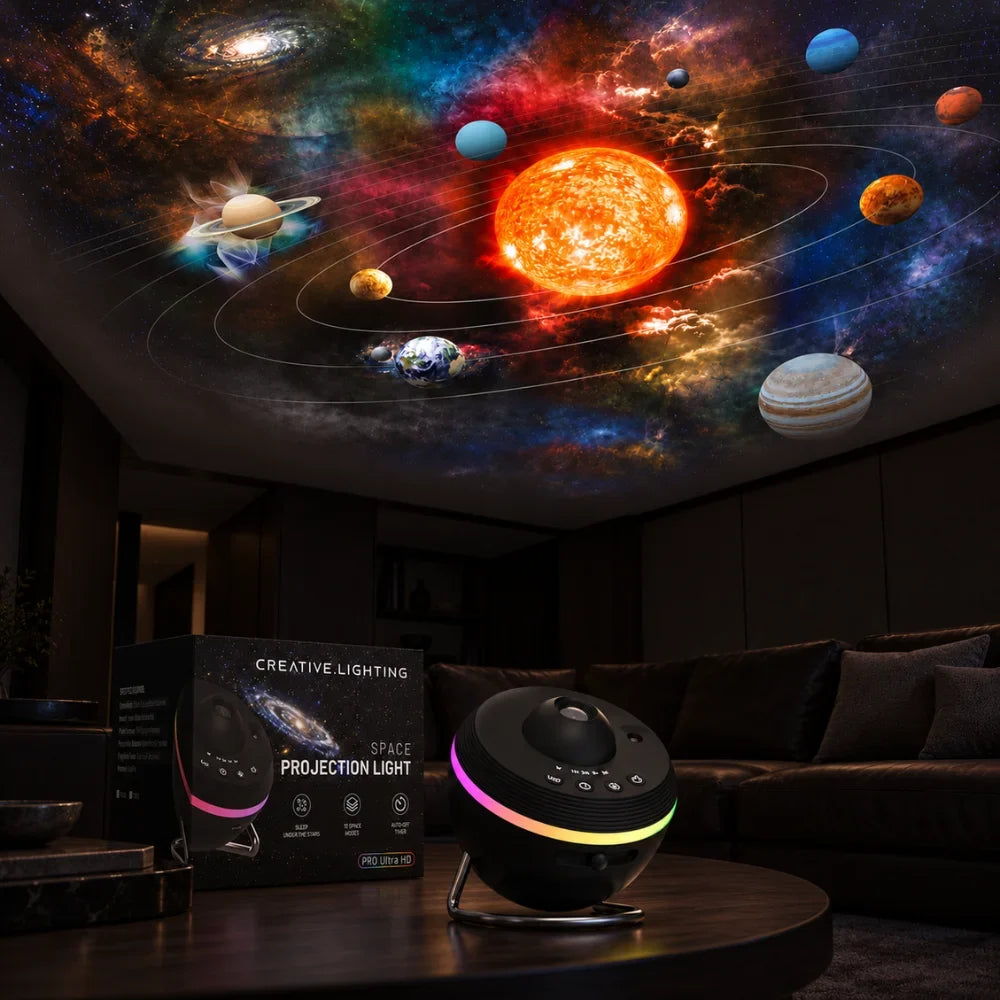 Projecteur Lumière Étoiles et Galaxie USB avec Minuterie