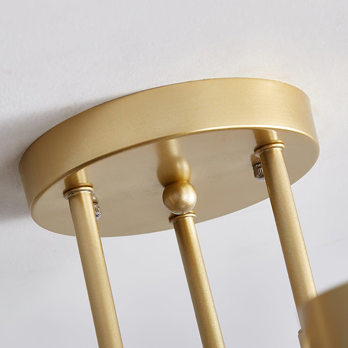 Plafonnier Design Sputnik à Bras Croisés et Têtes Cylindriques