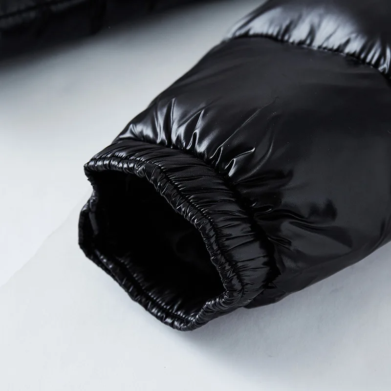 Veste Matelassée Homme à Capuche, Finition Brillante