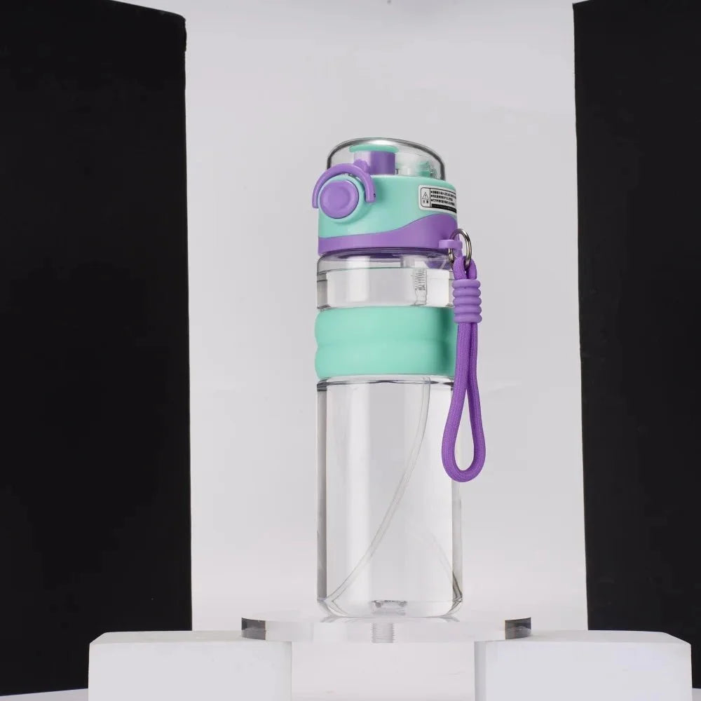 Waterfles met verstuiver – 800 ml, lekvrij ontwerp voor sport en buitenactiviteiten