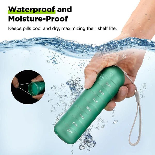 Pillendoos – Portable 7-Day Pill and Supplement Organizer, Perfect for Home and Travel