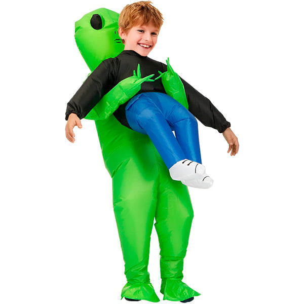 Costume Gonflable Halloween Extraterrestre - Déguisement Enlèvement OVNI Adulte