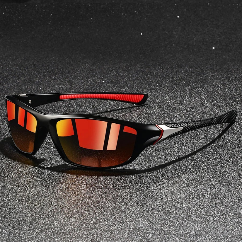 Lunettes de Soleil de Sport Polarisées - Monture Légère Enveloppante