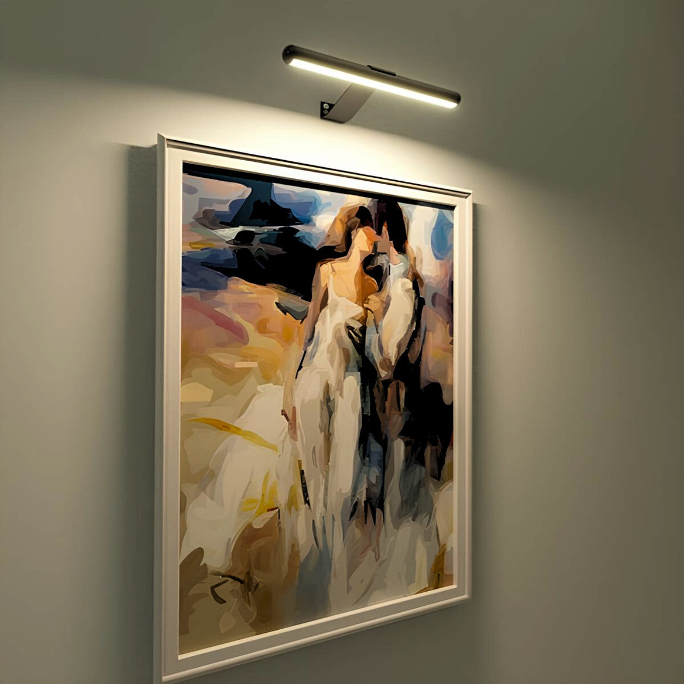 Applique murale sans fil – Aluminium, style moderne avec LED à intensité variable pour la décoration ou le salon