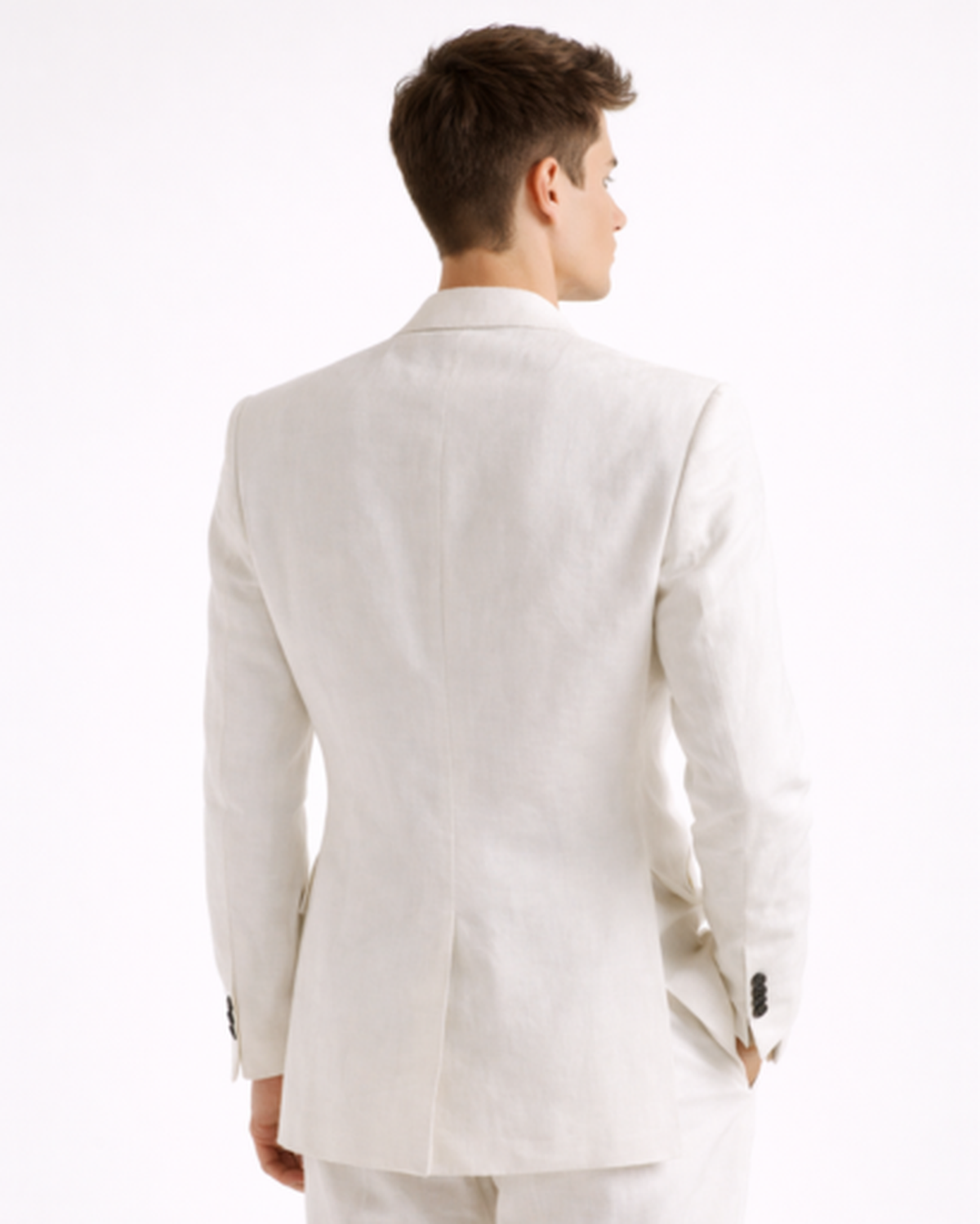 Blazer croisé homme coupe ajustée – vue 5