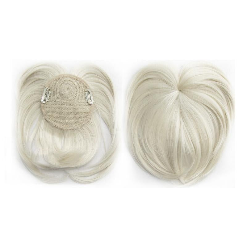 Women's Discrete Hair Topper – Short Style with Volume and Clips 13