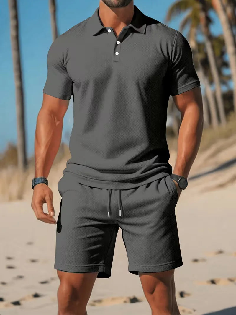 Ensemble Homme Polo et Short Léger d'Été