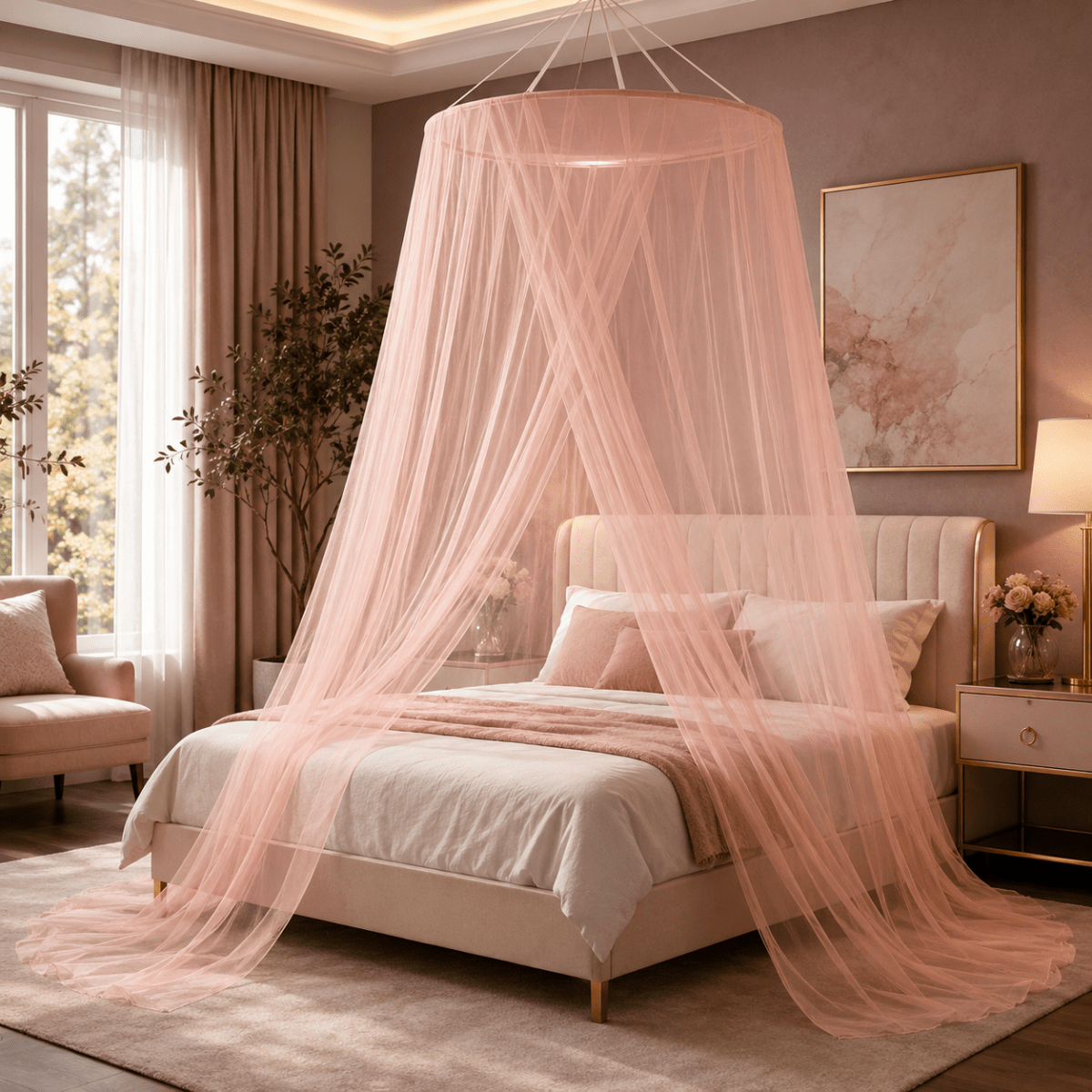 Foldable Mosquito Net – Transparent, Breathable Design for the Bedroom or Camping