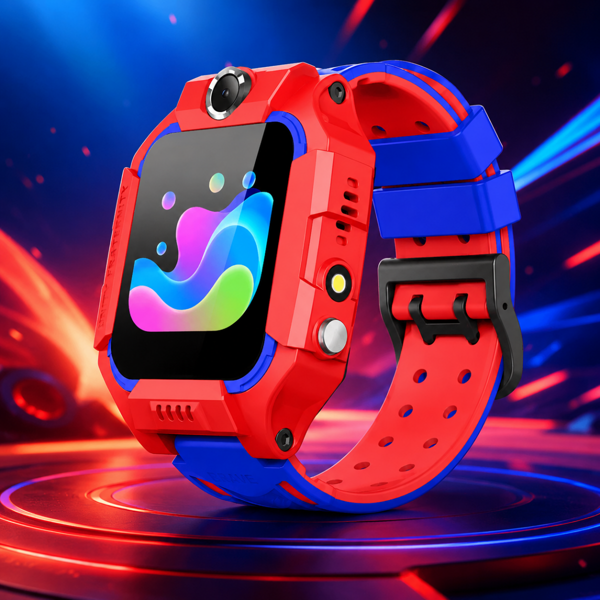 Smartwatch for Kids – Durable Plastic, GPS, and SOS Button for Safety and Communication at School and During Leisure Time