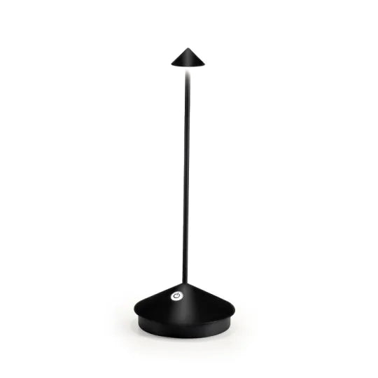 Wireless LED Table Lamp – White and Gold, Modern Design for the Living Room or Patio