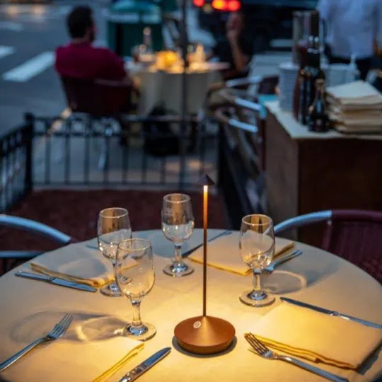 Lampe de Table LED Rechargeable sans Fil, Dimmable pour Salon et Terrasse