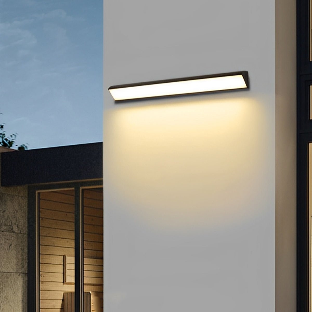 Applique Murale Extérieure LED Linéaire Étanche IP65 - Terrasse et Jardin