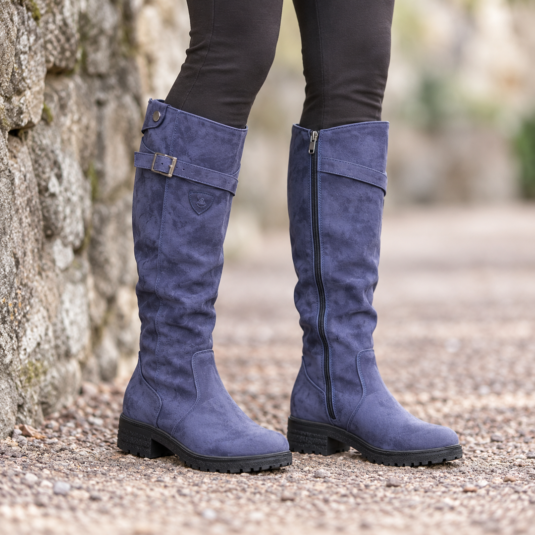 Bottes Orthopédiques Femme en Cuir à Soutien de la Voûte Plantaire