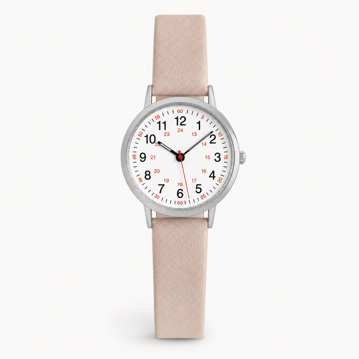 Clinical Nurse Watch – Water-Resistant with a Second Hand and Silicone Strap for Healthcare Professionals