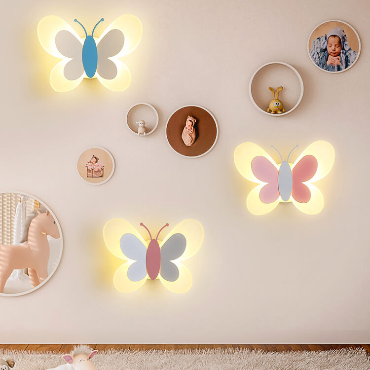 Applique Murale LED Papillon avec Lumière Chaude