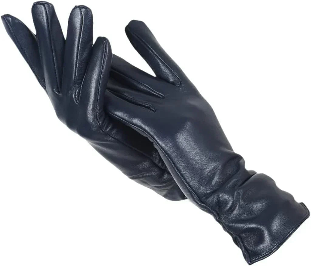 Winterhandschoenen van schapenleer voor dames – met wollen voering voor een elegante stijl en comfort