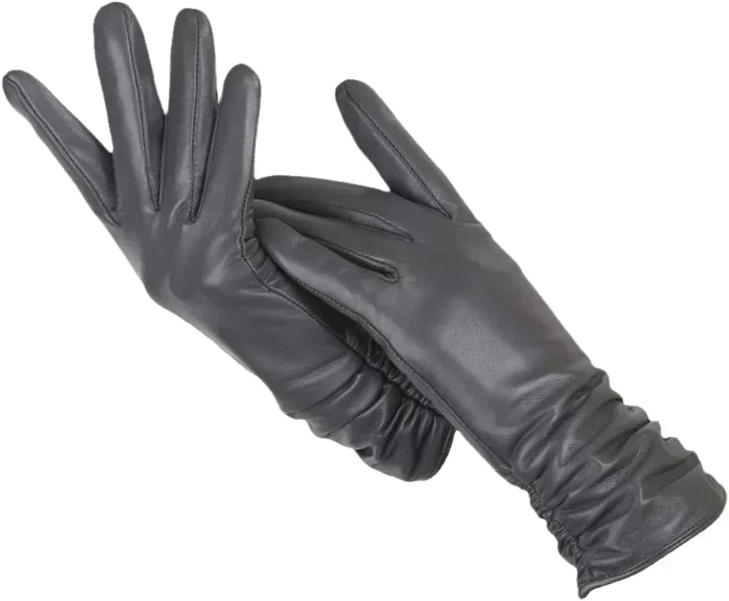 Winterhandschoenen van schapenleer voor dames – met wollen voering voor een elegante stijl en comfort