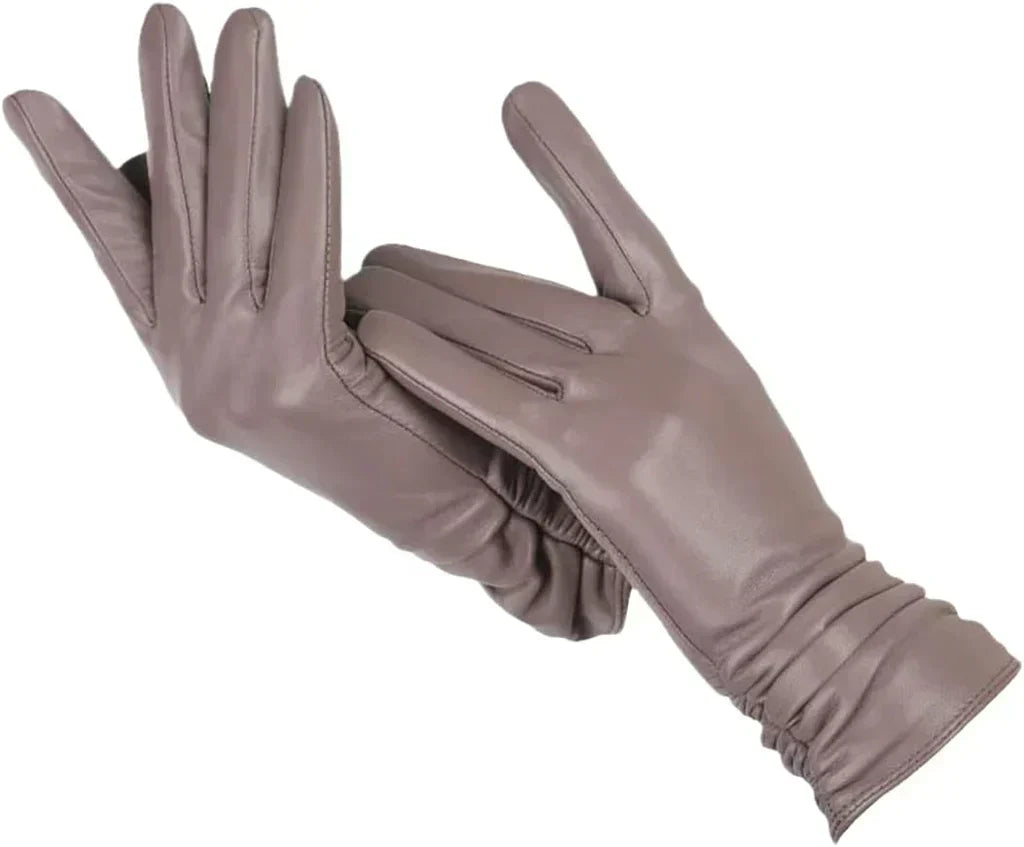 Winterhandschoenen van schapenleer voor dames – met wollen voering voor een elegante stijl en comfort