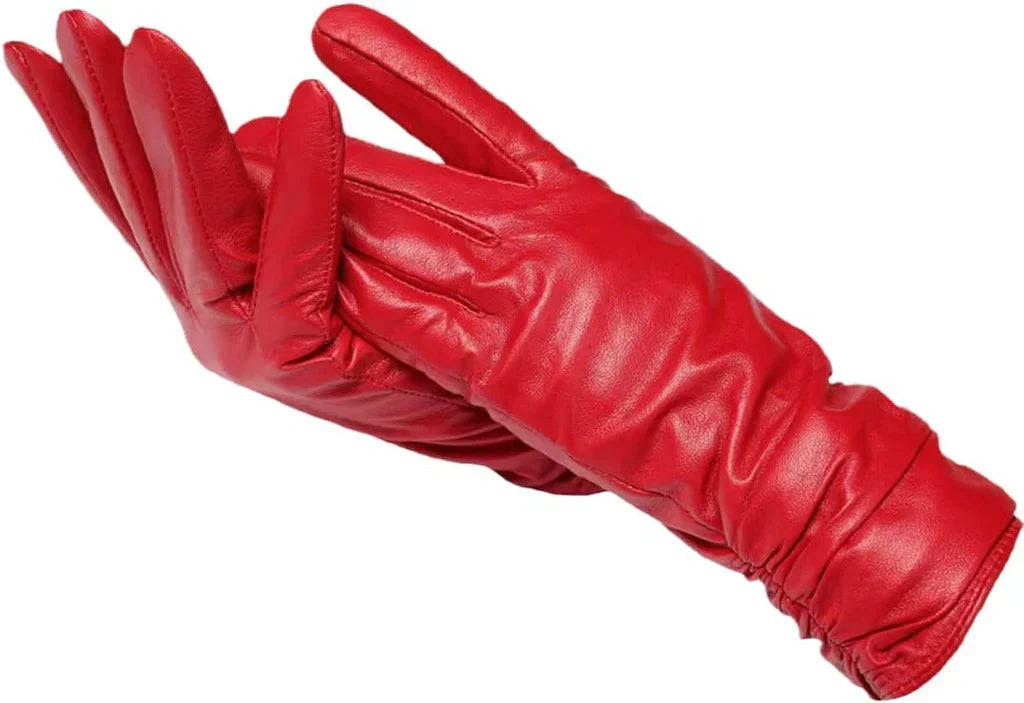 Winterhandschoenen van schapenleer voor dames – met wollen voering voor een elegante stijl en comfort
