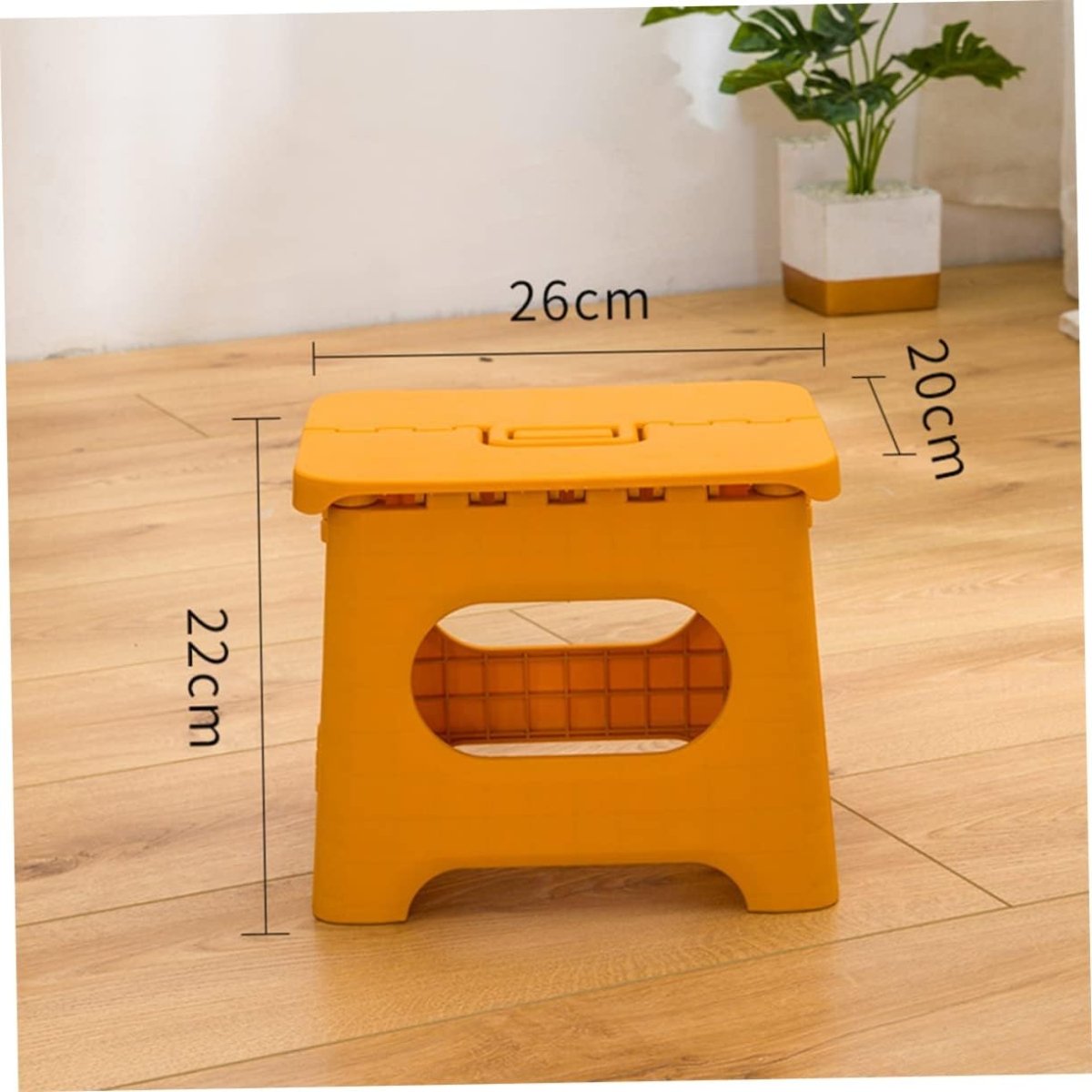 Escalón plegable: de plástico ligero, seguro y práctico para la cocina o el cuarto de baño