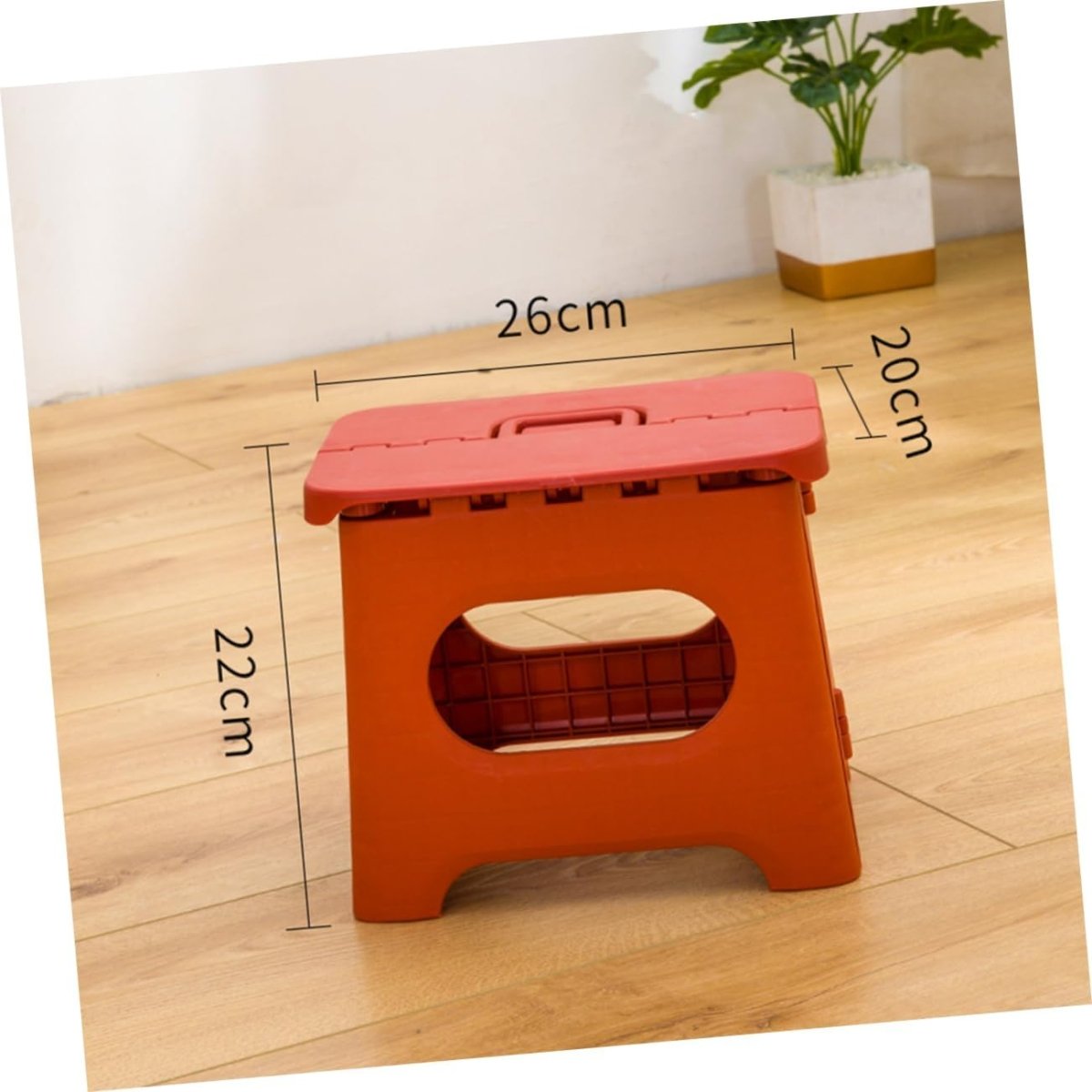 Escalón plegable: de plástico ligero, seguro y práctico para la cocina o el cuarto de baño