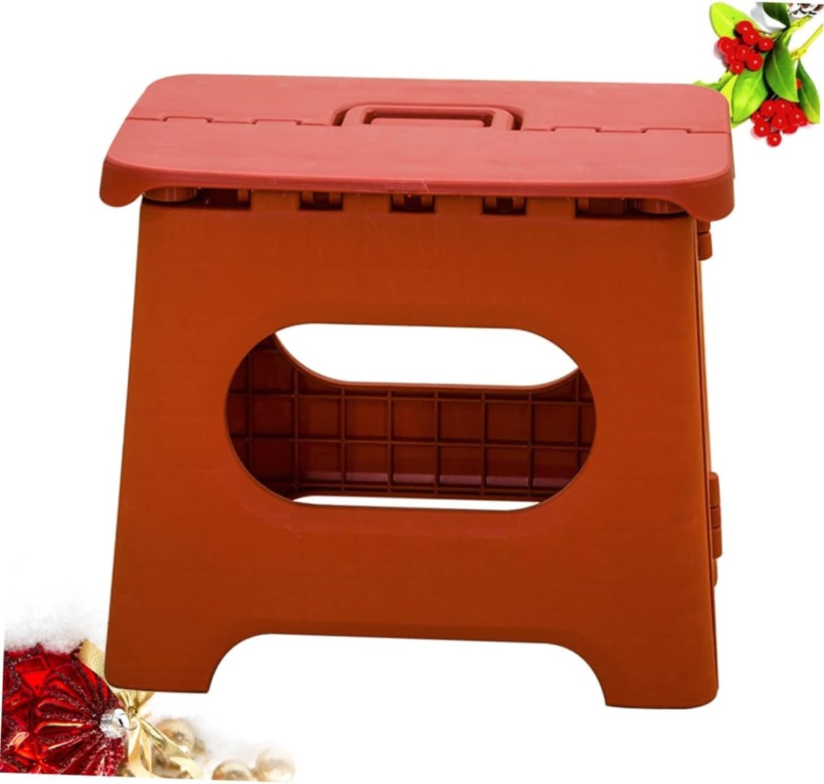 Escalón plegable: de plástico ligero, seguro y práctico para la cocina o el cuarto de baño