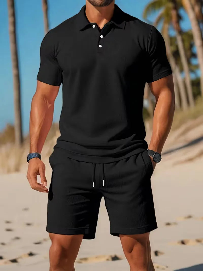 Ensemble Homme Polo et Short Léger d'Été