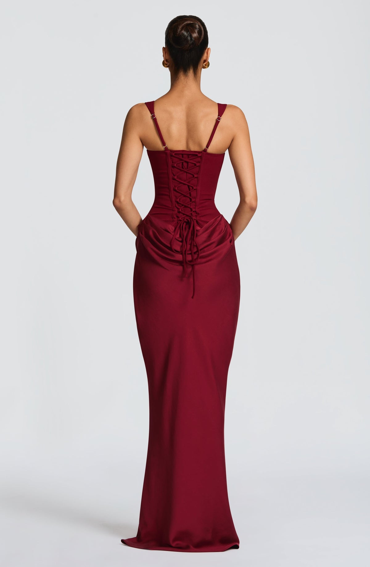 Claudia Corset Satin Maxi Dress_4