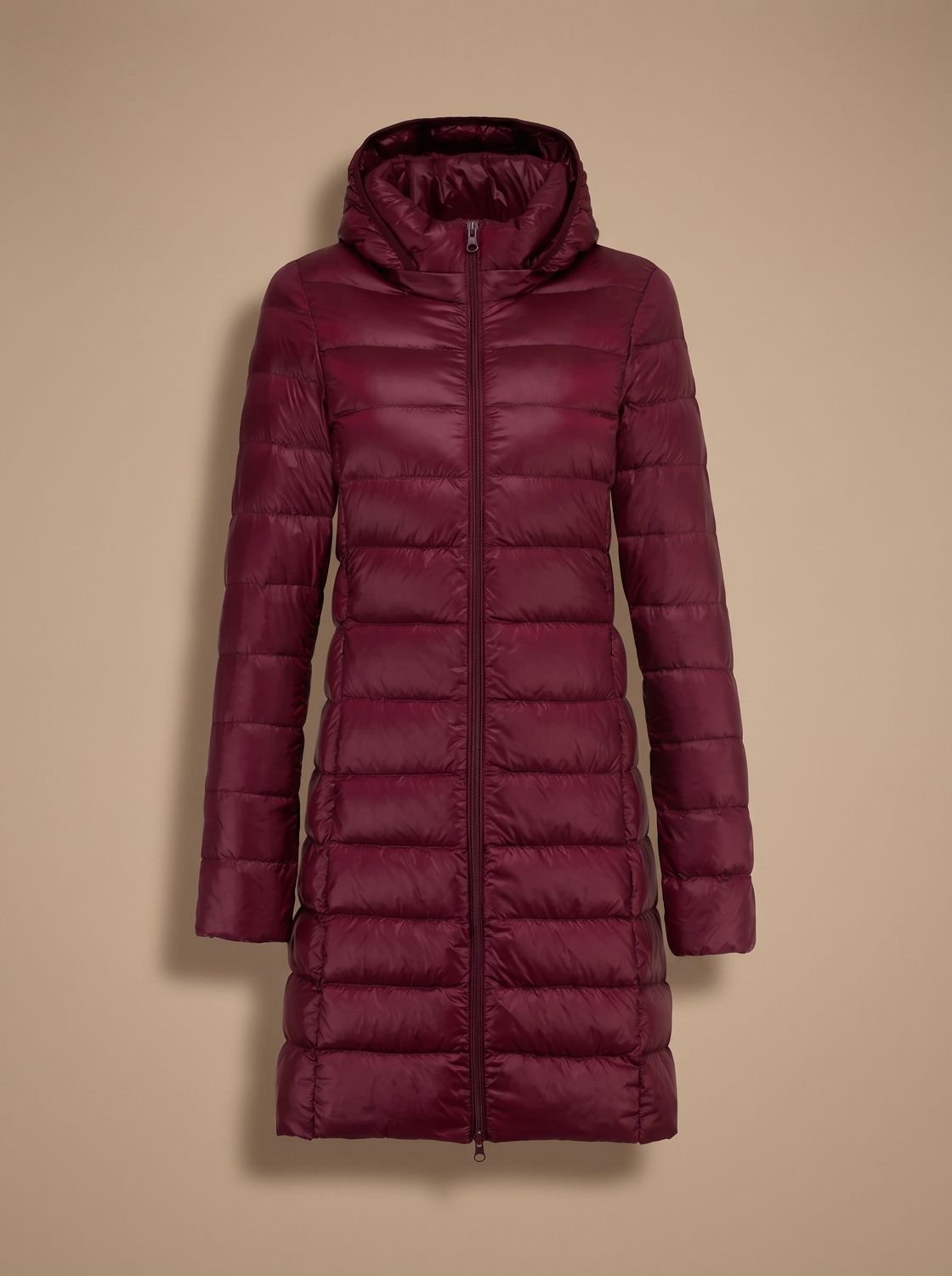 Manteau Hiver Femme Long à Capuche Ultraléger Matelassé