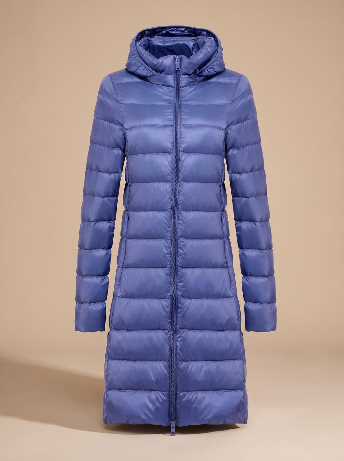 Manteau Hiver Femme Long à Capuche Ultraléger Matelassé