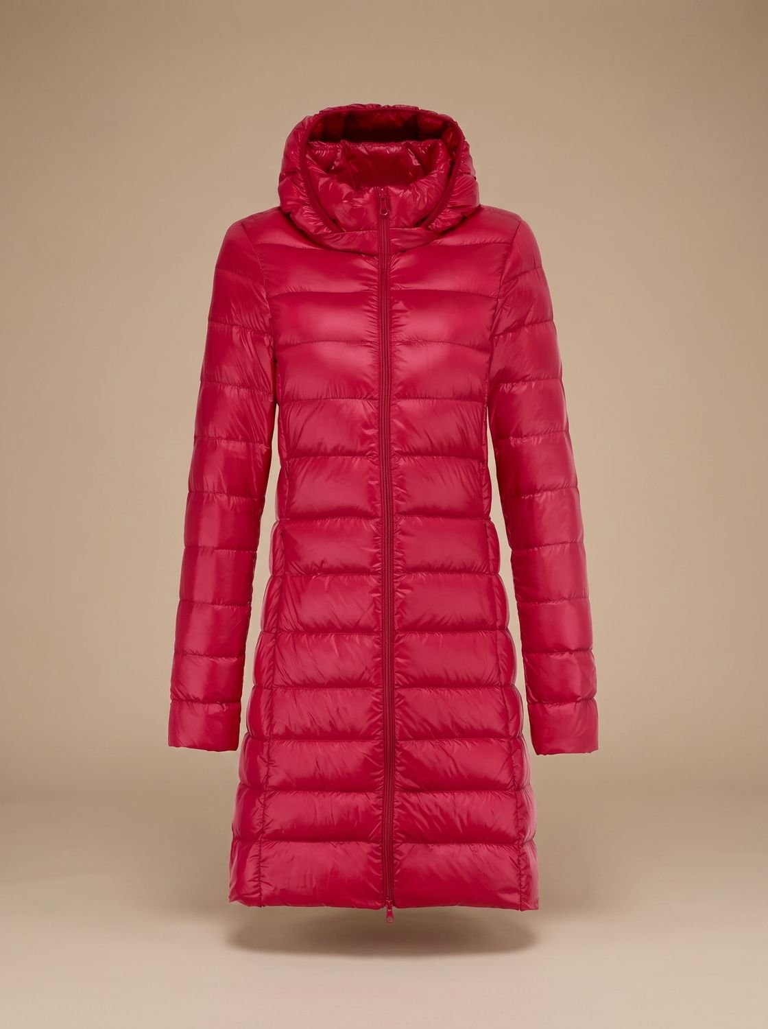 Manteau Hiver Femme Long à Capuche Ultraléger Matelassé