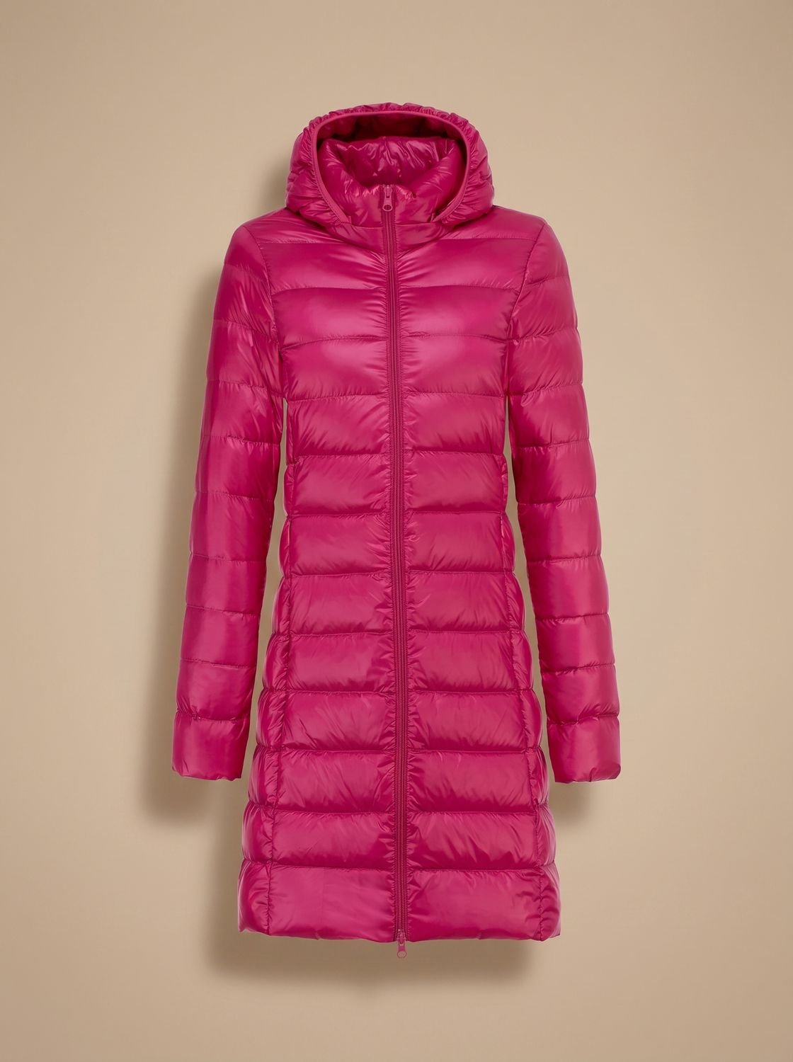 Manteau Hiver Femme Long à Capuche Ultraléger Matelassé