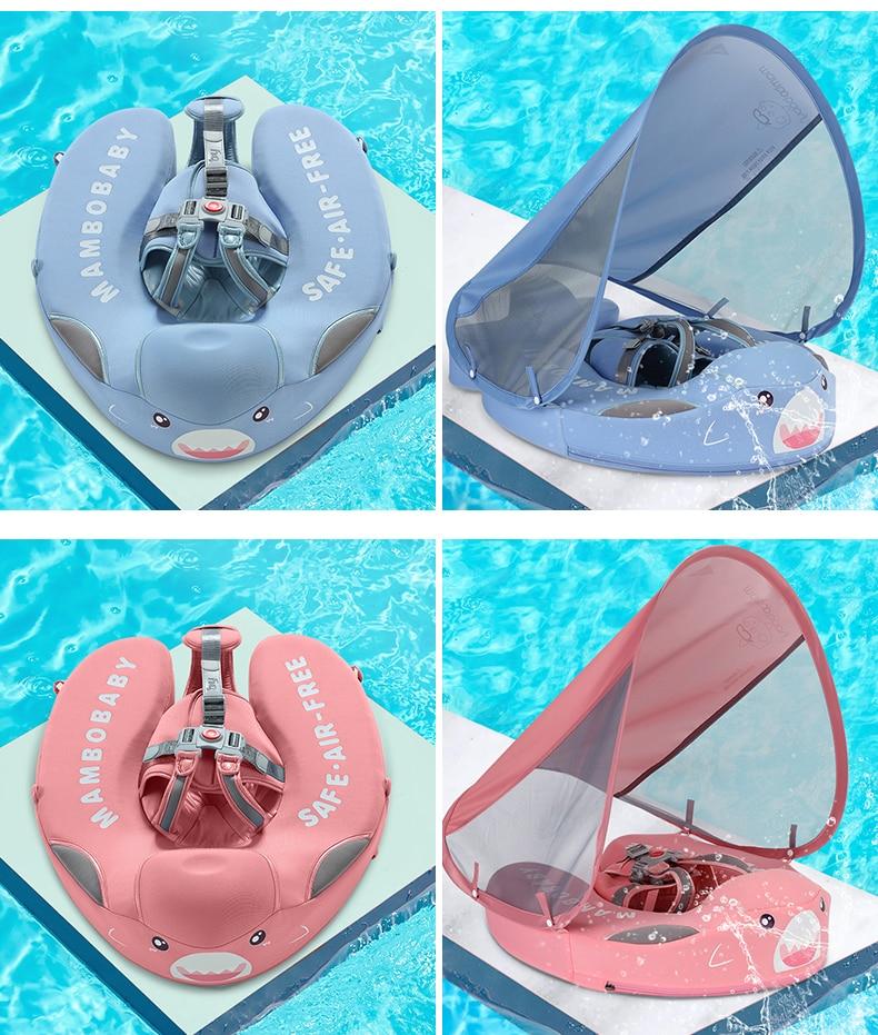 Baby Floatation Belt – Foam Material with Removable UV Canopy for Safe Use in the Bathtub or Pool