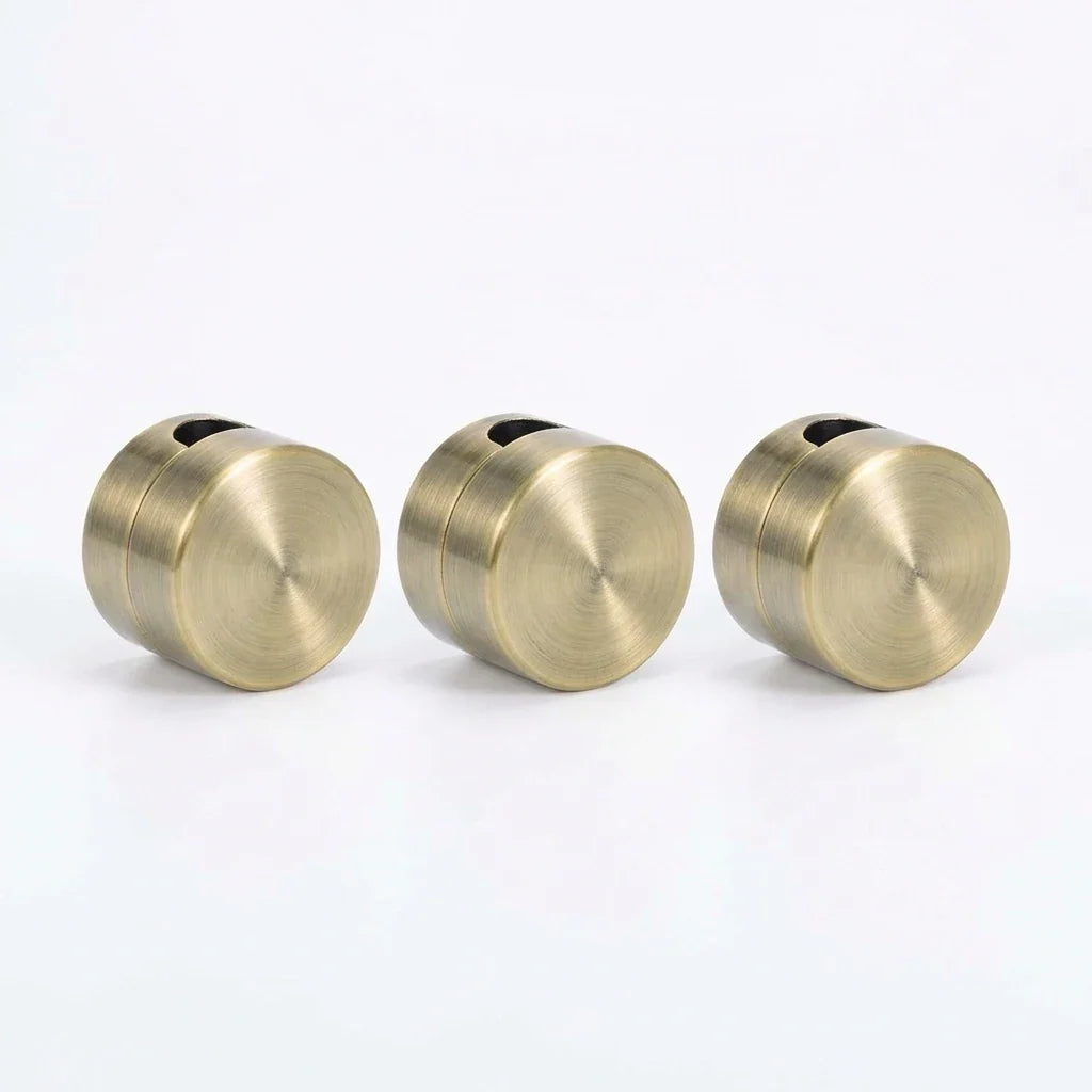 Clips Range-Câbles Adhésifs en Aluminium - Lot de 3