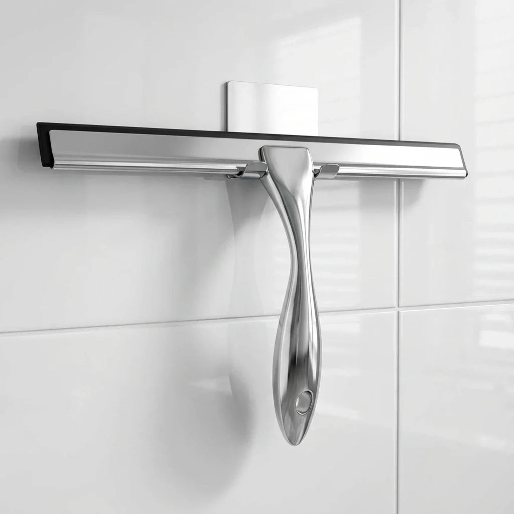 Raclette de Douche en Inox avec Lame Silicone