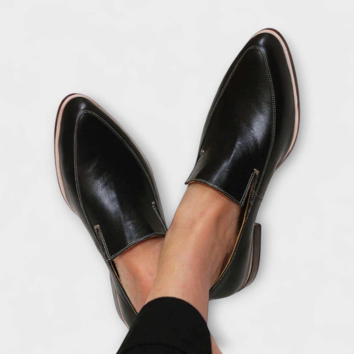Mocassins Orthopédiques Femme Noirs Confort Quotidien