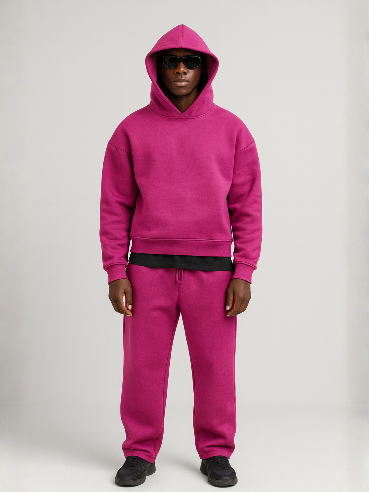 Ensemble de Jogging Homme Oversize à Capuche