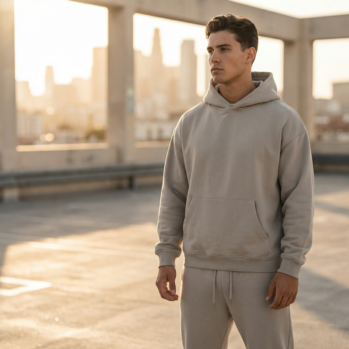Ensemble de Jogging Homme Oversize à Capuche