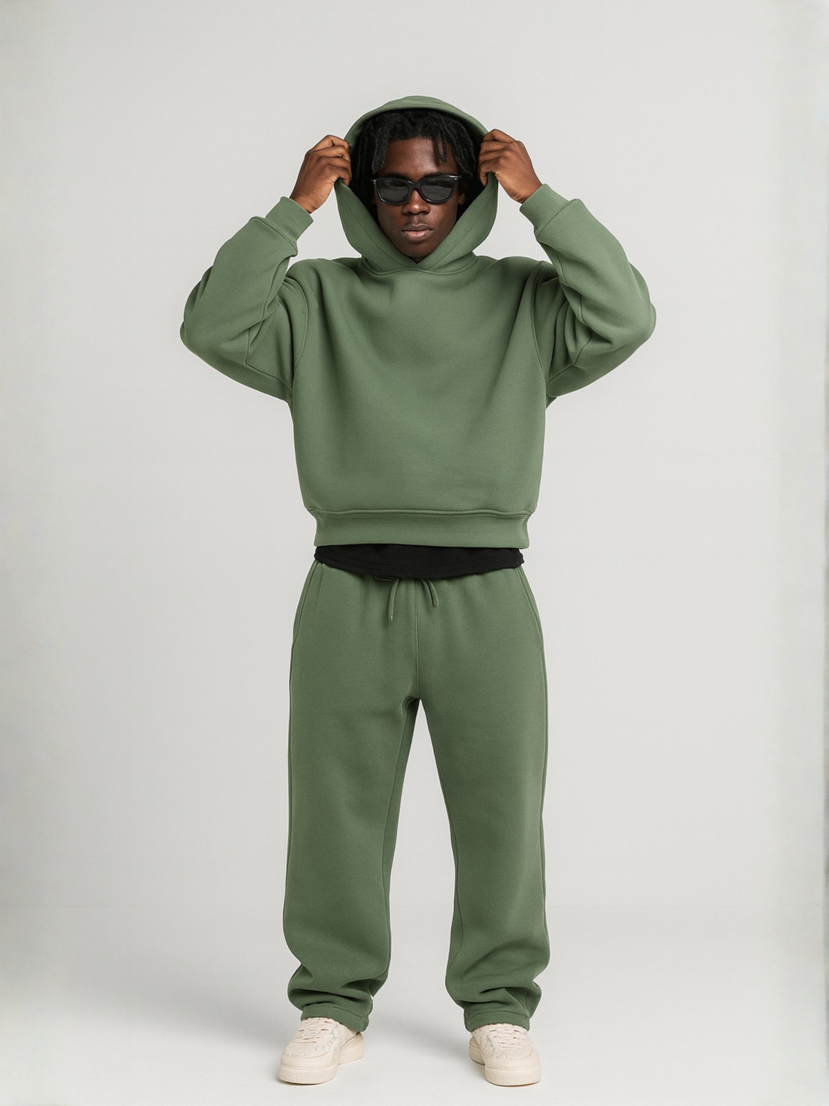 Ensemble de Jogging Homme Oversize à Capuche