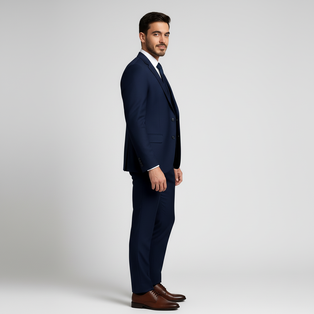 Costume Homme 3 Pièces avec Gilet - Veste, Gilet et Pantalon