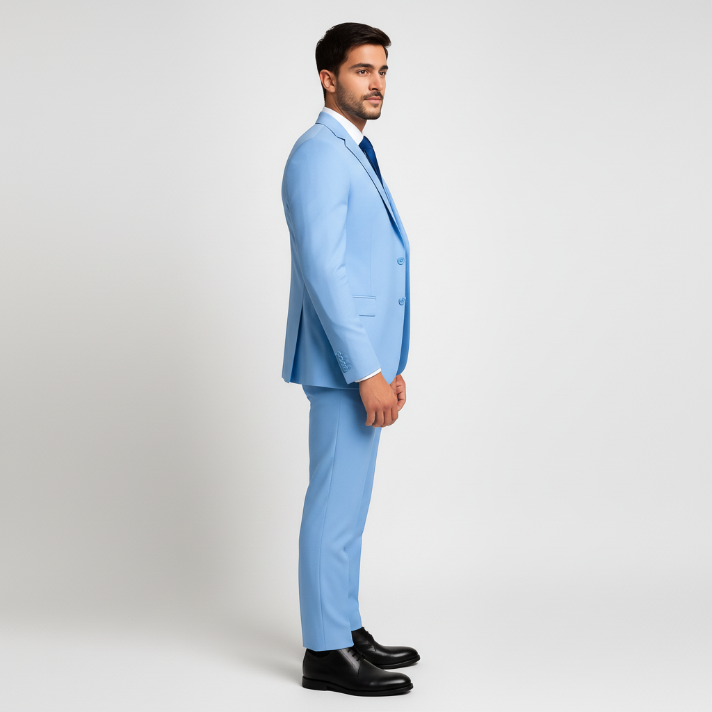 Costume Homme 3 Pièces avec Gilet - Veste, Gilet et Pantalon