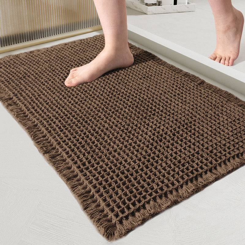 Tapis de Bain Antidérapant Nid d'Abeille - Séchage Rapide
