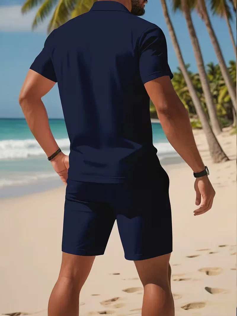 Ensemble Homme Polo et Short Léger d'Été