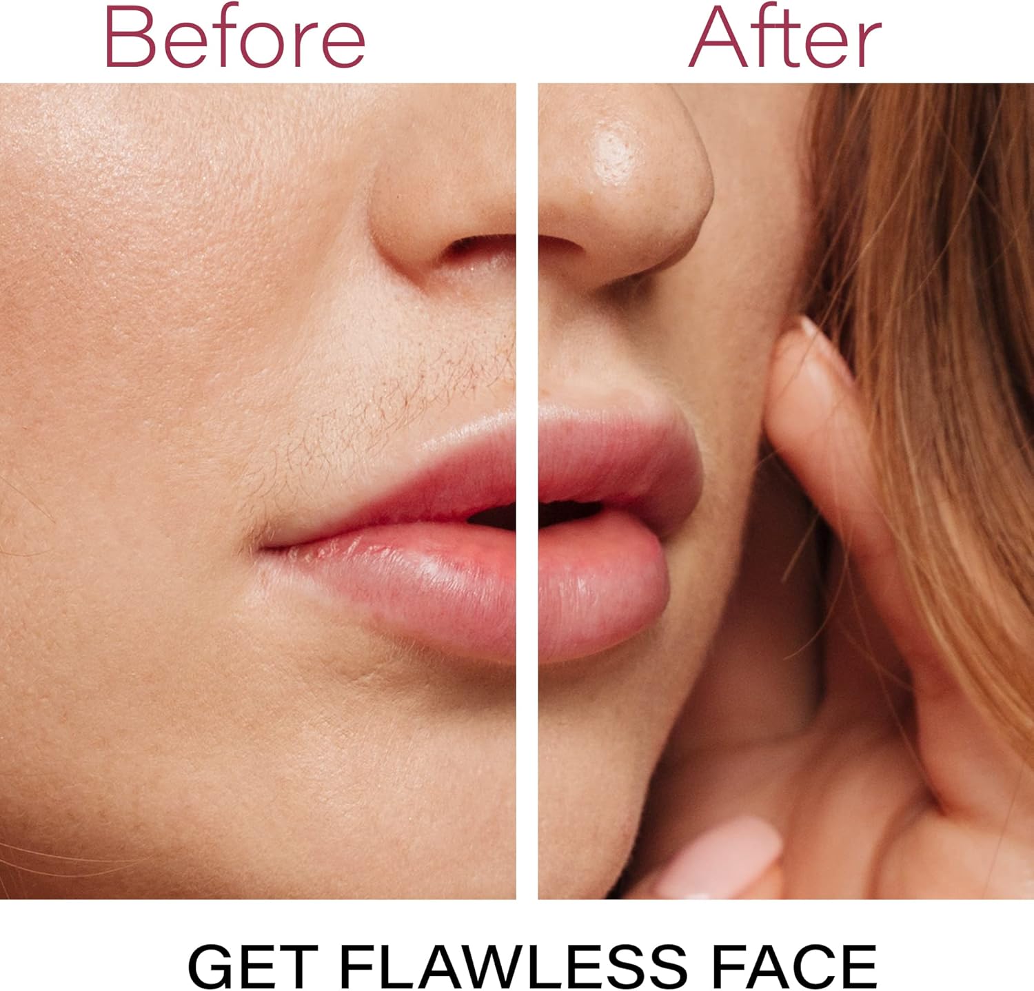 Tondeuse Électrique pour le Visage – Compacte pour Femmes, Épilation Indolore pour Sourcils et Peau du Visage