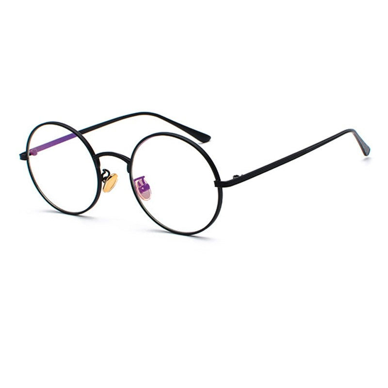 Lunettes de Soleil Rondes Rétro Mixtes - Monture Fine Minimaliste
