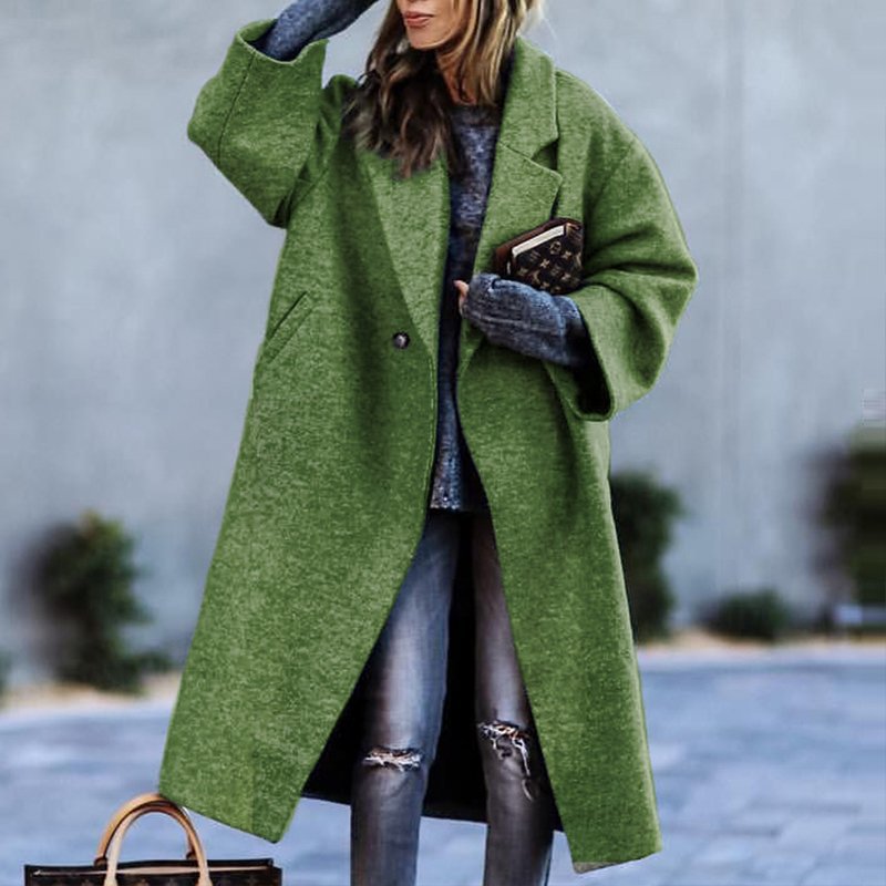 Manteau Femme en Maille Chaude – Coupe Ajustée Intemporelle